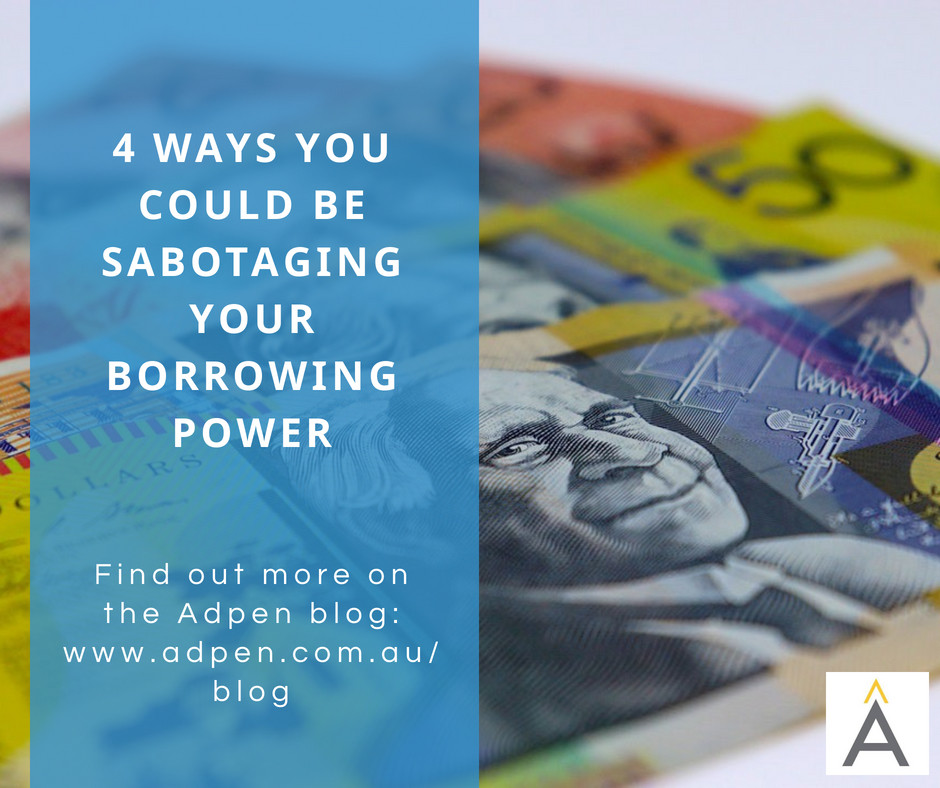 sabotaging borrowing power 1